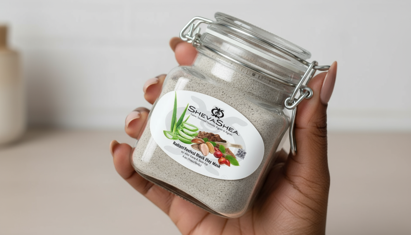 RadiantRevival Black Clay Mask